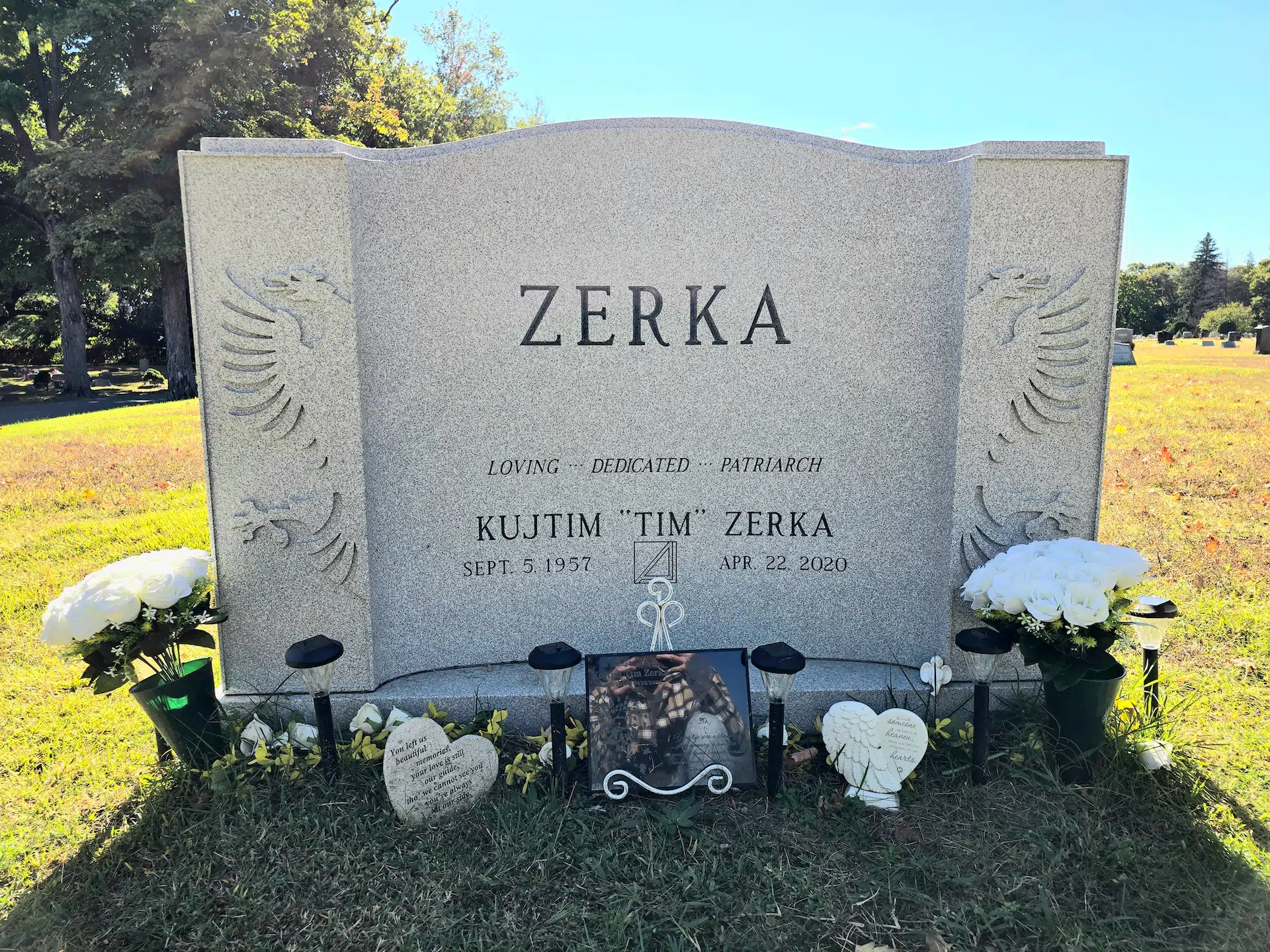 Granite Headstone Design hand-carved by NJ Gravestone Designs in NJ — image 4
