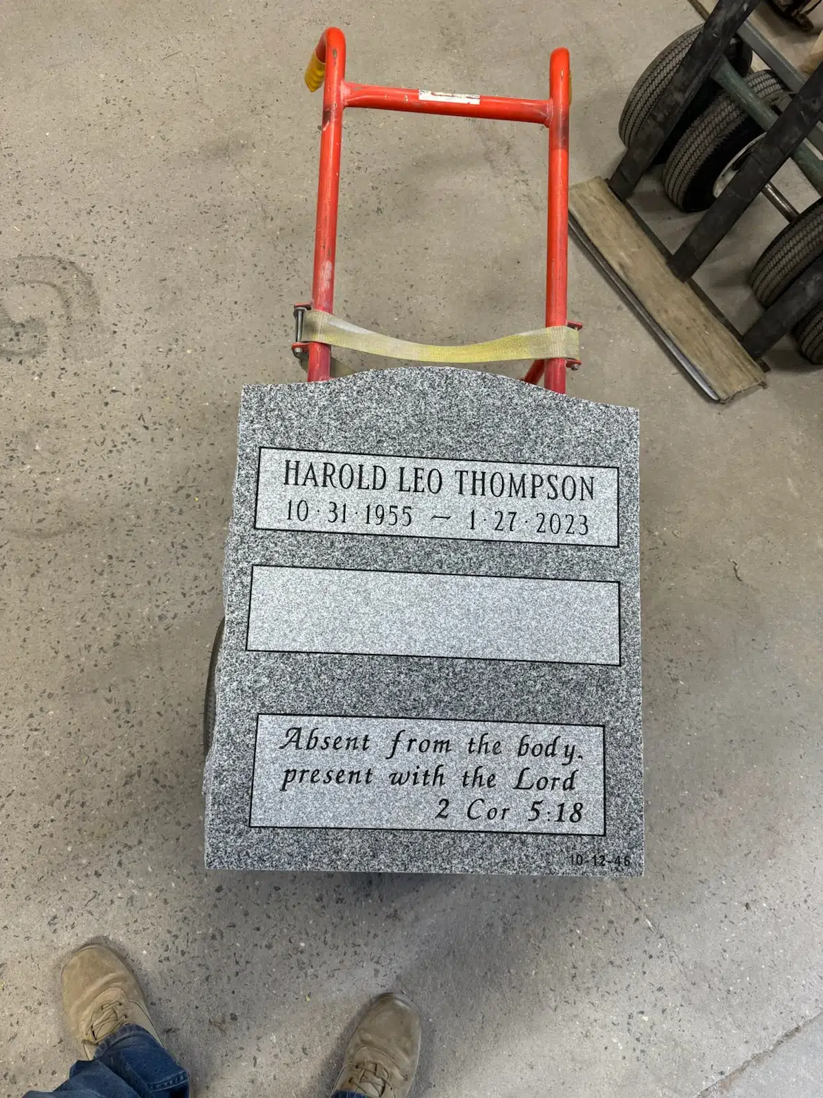 Granite Headstone Design hand-carved by NJ Gravestone Designs in NJ — image 2