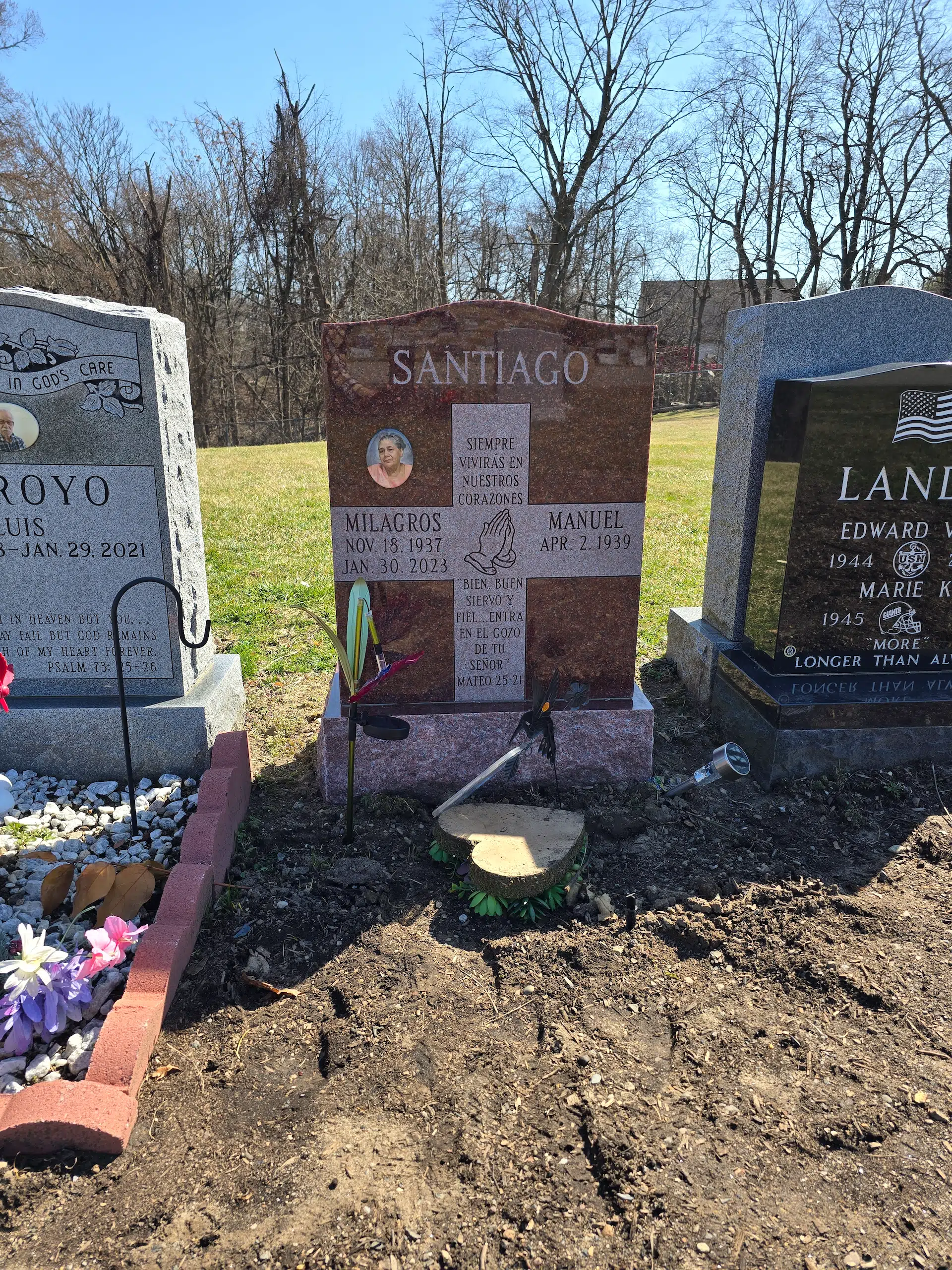 Granite Headstone Design hand-carved by NJ Gravestone Designs in NJ — image 5