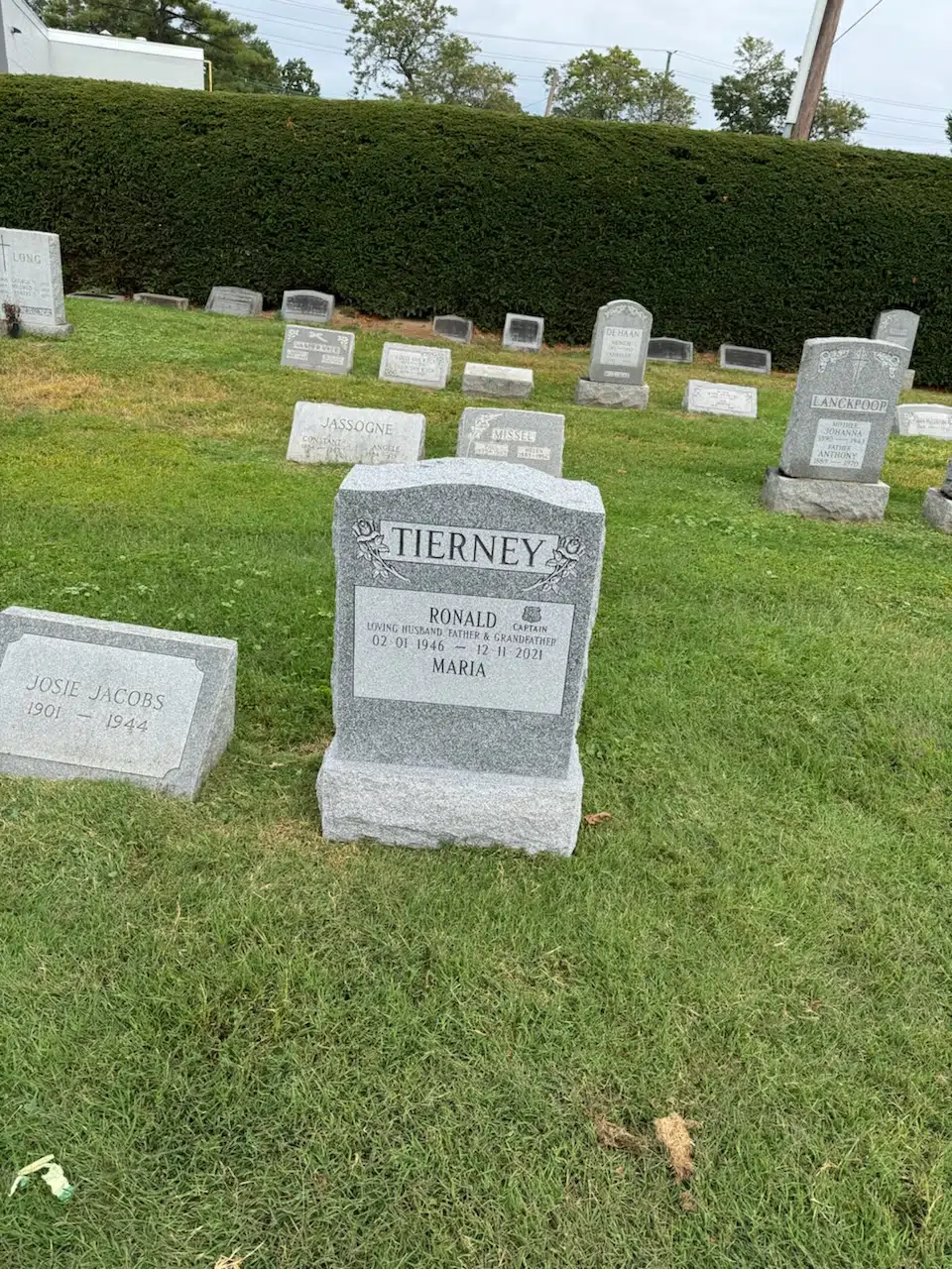 Granite Headstone Design hand-carved by NJ Gravestone Designs in NJ — image 7